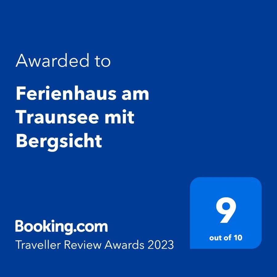 Ferienhaus Am Traunsee Mit Bergsicht Traunkirchen Eksteriør bilde